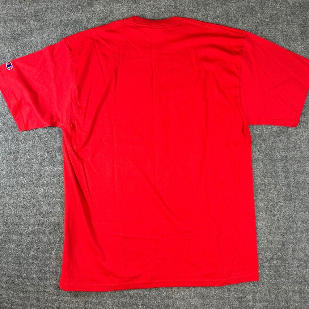 Champion Rutgers vs Norfolk State Gameday 2007 Signed T-Shirt Red XXL Mens - Picture 7 of 8